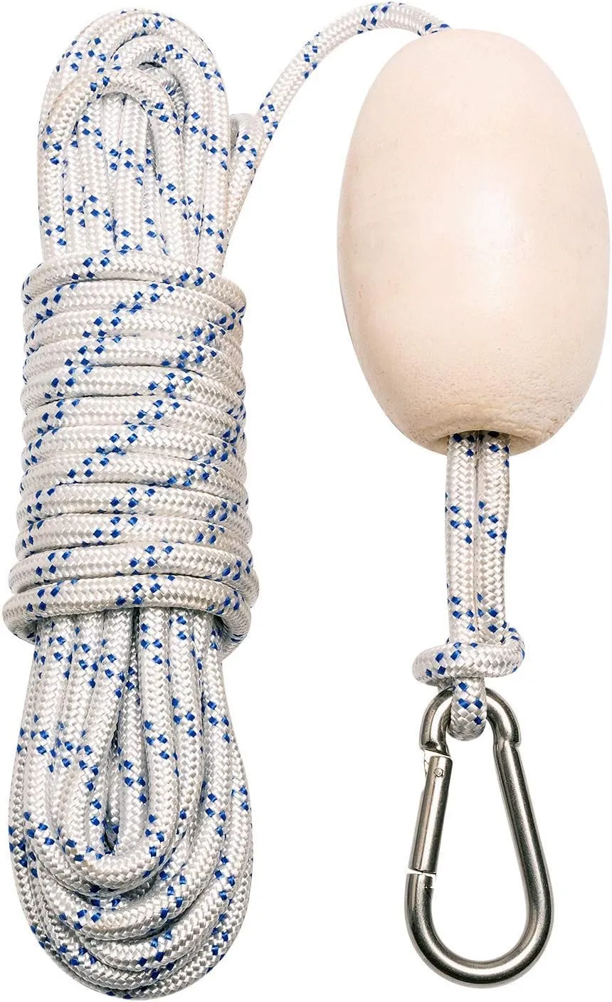 Vessels Premium 5lb Mushroom Anchor Kit w/Bag, Rope, Buoy, & Stainless Hardware