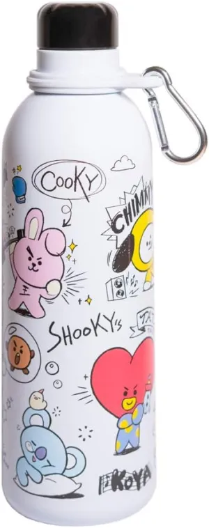 VIFAH Official Kawaii Bottle 500ml Merchandise / 17OZ, Stainless Steel, Double Wall Insulated - Kawaii Stuff
