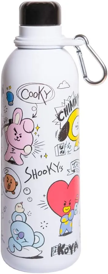 VIFAH Official Kawaii Bottle 500ml Merchandise / 17OZ, Stainless Steel, Double Wall Insulated - Kawaii Stuff