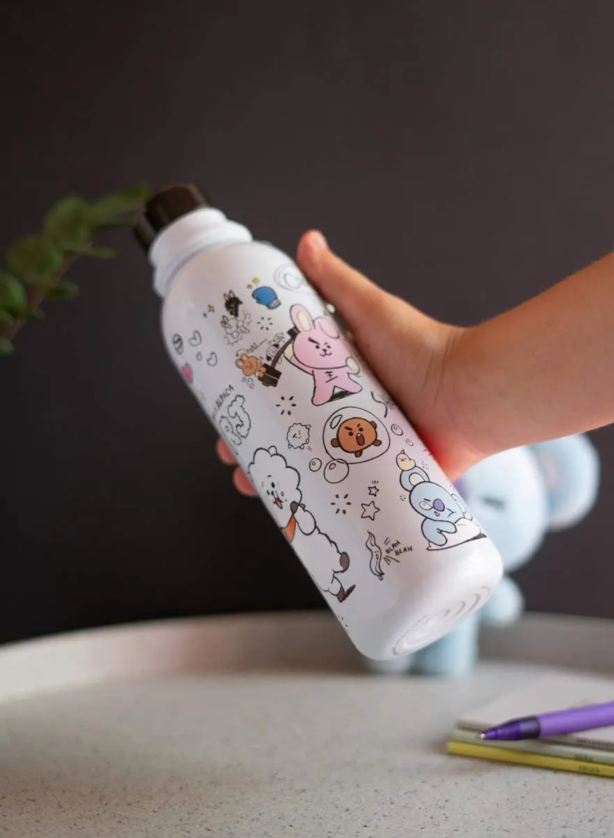 VIFAH Official Kawaii Bottle 500ml Merchandise / 17OZ, Stainless Steel, Double Wall Insulated - Kawaii Stuff