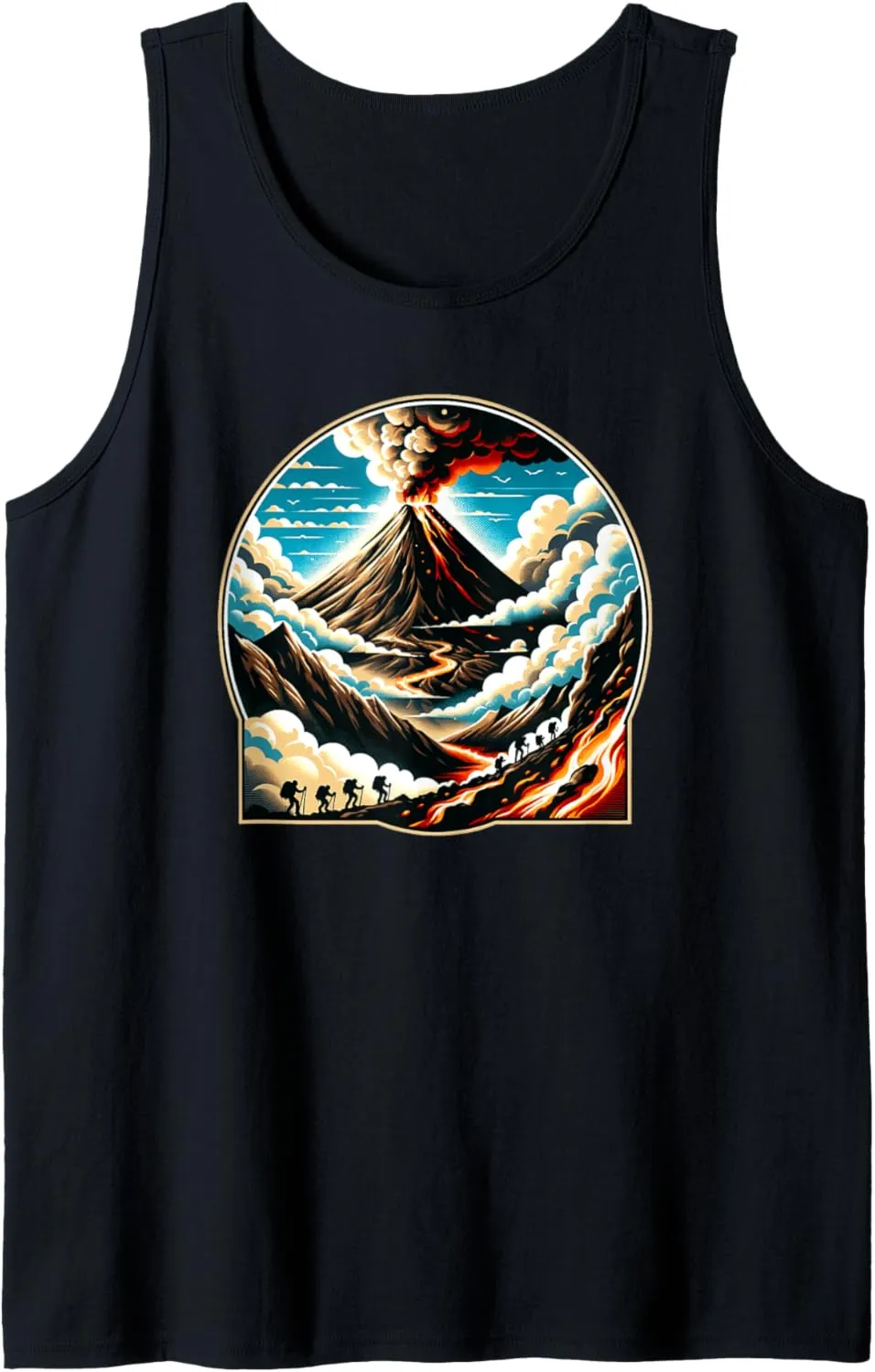 Volcano Hiking Volcano Trekking Tank Top