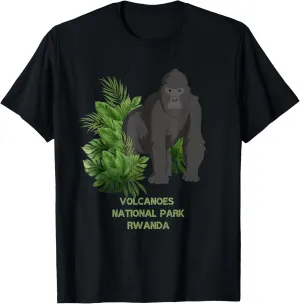 Volcanoes National Park Gorilla Trekking Rwanda T-Shirt