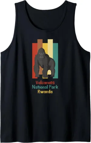 Volcanoes National Park Gorilla Trekking Rwanda Tank Top