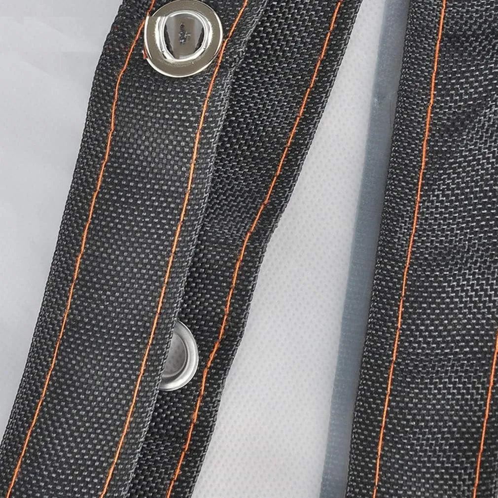 Waterproof Cover Tarp Tarpaulin Sheet,Sunshade Net, Shade Cloth, Heavy Duty Waterproof with Metal Grommets, Transparent Awning Insulation Plastic Film,120G/M²,a,2 * 2M