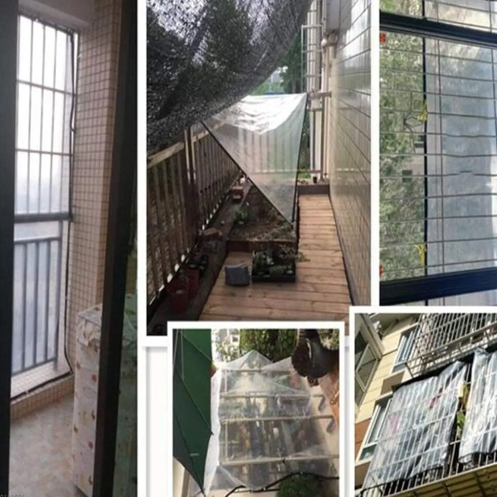 Waterproof Cover Tarp Tarpaulin Sheet,Sunshade Net, Shade Cloth, Waterproof Heavy Duty with Metal Grommets, Indoor Outdoor Insulation Greenhouse Film,120G/M²,a,2 * 2M