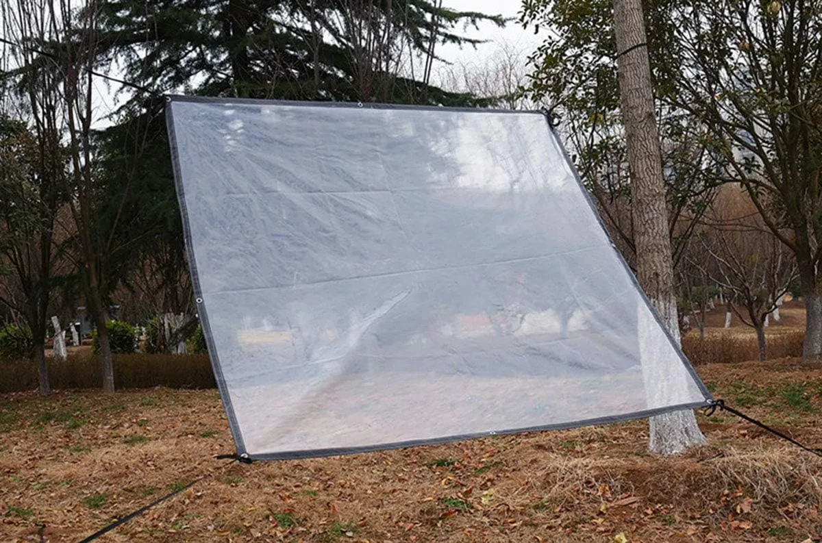 Waterproof Cover Tarp Tarpaulin Sheet,Sunshade Net, Shade Cloth, Waterproof Heavy Duty with Metal Grommets, Indoor Outdoor Insulation Greenhouse Film,120G/M²,a,2 * 2M