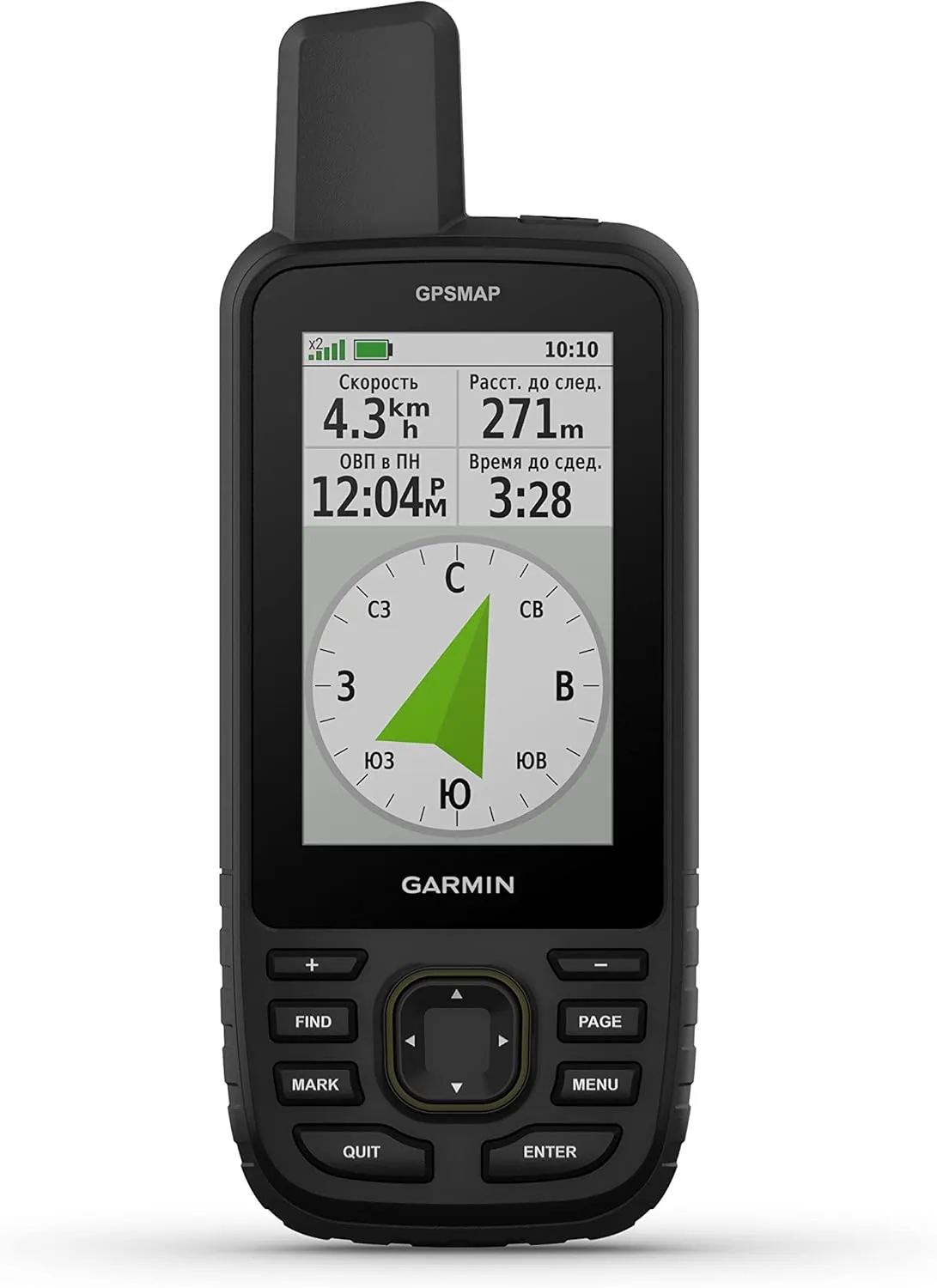 Wearable4U - Garmin GPSMAP 67 Rugged Hiking Handheld, Expanded GNSS Support, 3in Display with Power Pack Bundle