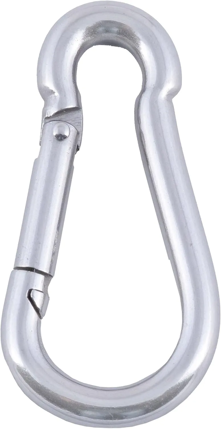 WHITECAP IND Whitecap S-1113P Stainless Steel Carabiner - 4" Length