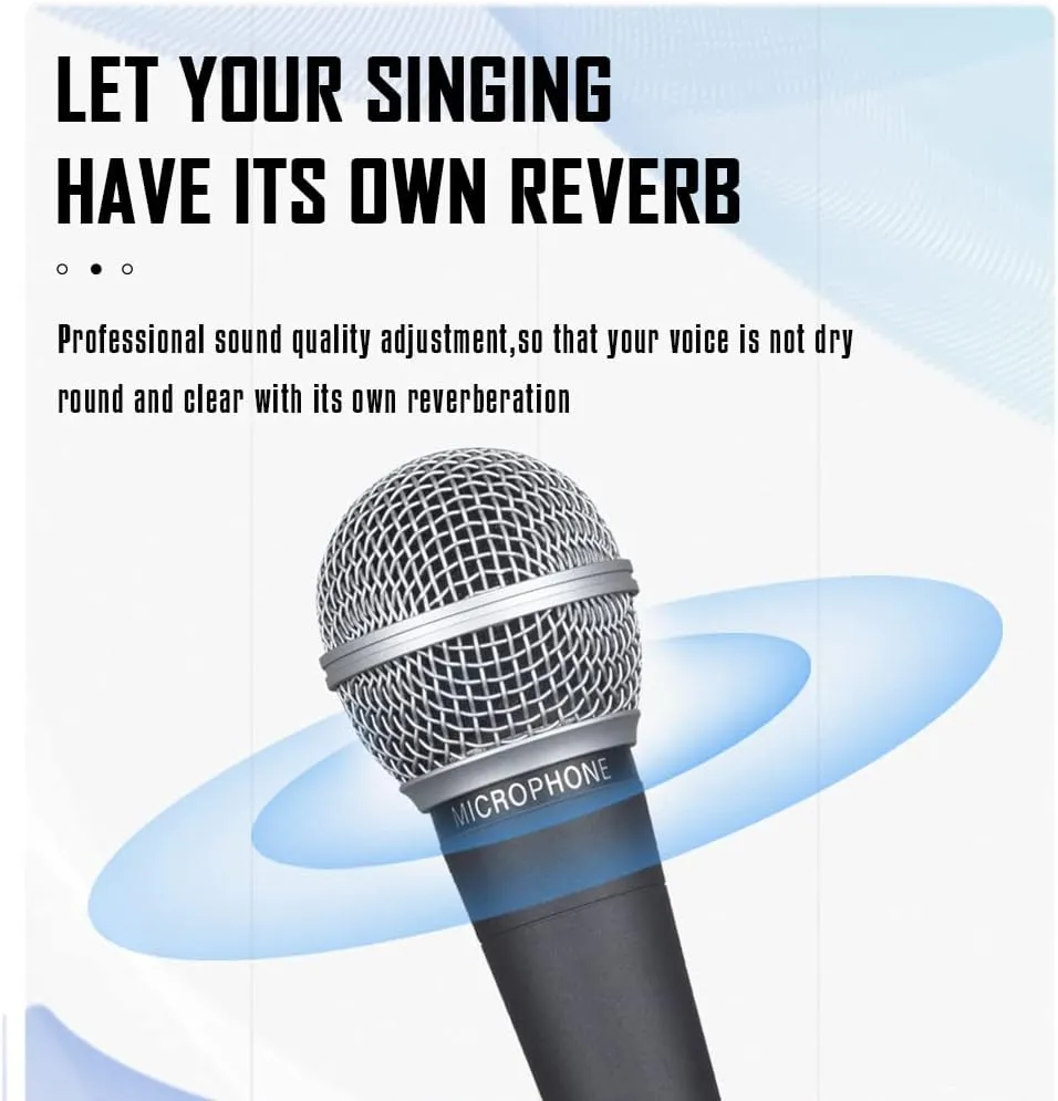 Wm58 Classic Style Dynamic Vocal Instrument with Clean Sound, Metal Body Microphone (not with Cable)
