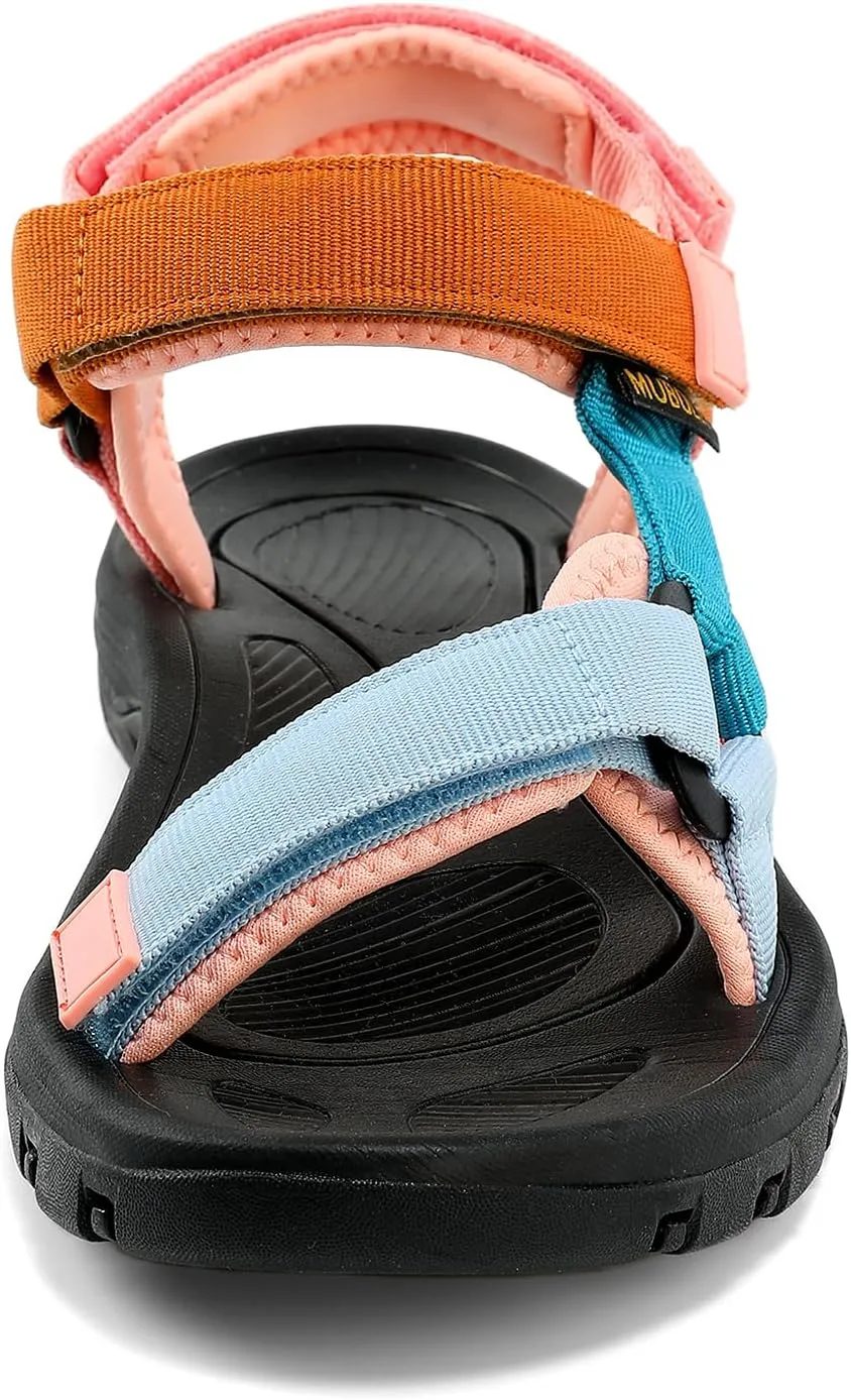 Women's Hiking Sport Sandals Water Outdoor Athletic Shoes With Arch Support Adjustable Beach Shoes