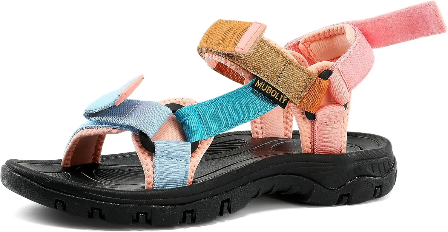 Women's Hiking Sport Sandals Water Outdoor Athletic Shoes With Arch Support Adjustable Beach Shoes