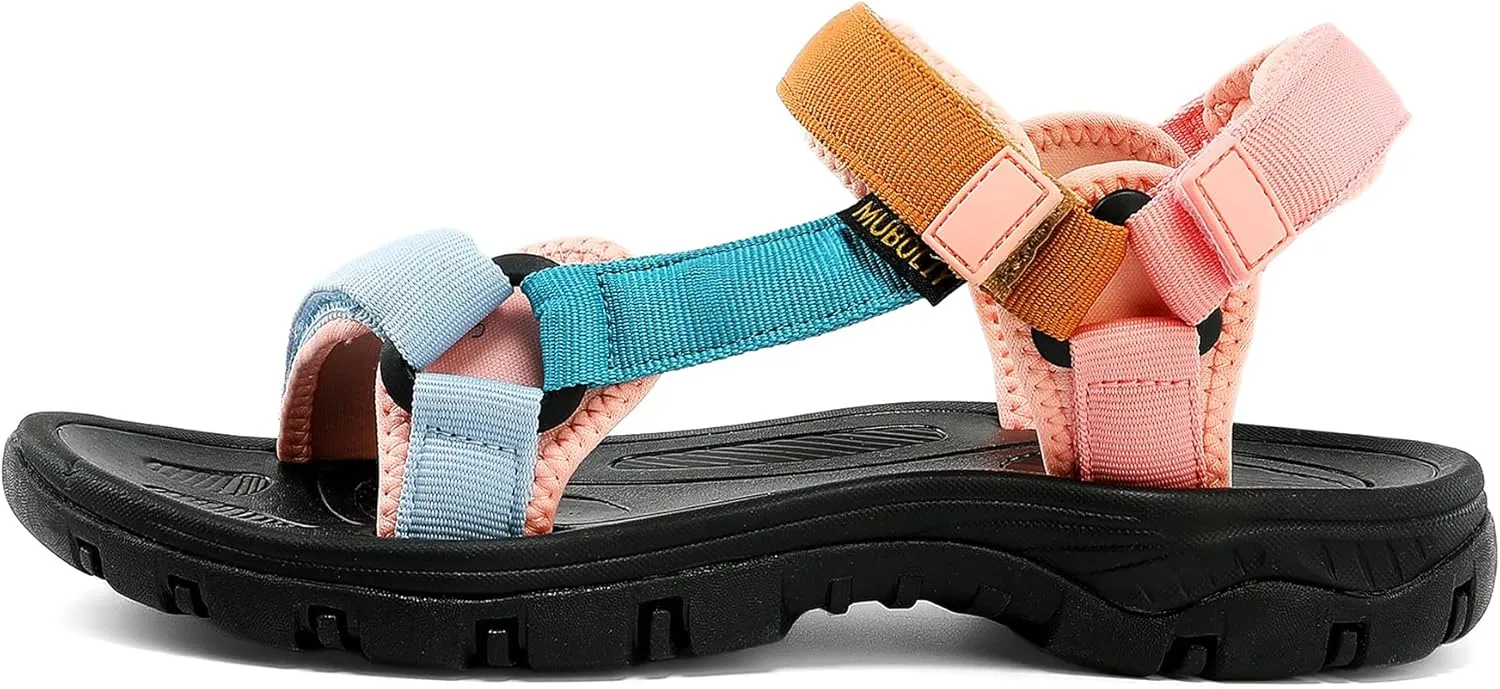 Women's Hiking Sport Sandals Water Outdoor Athletic Shoes With Arch Support Adjustable Beach Shoes