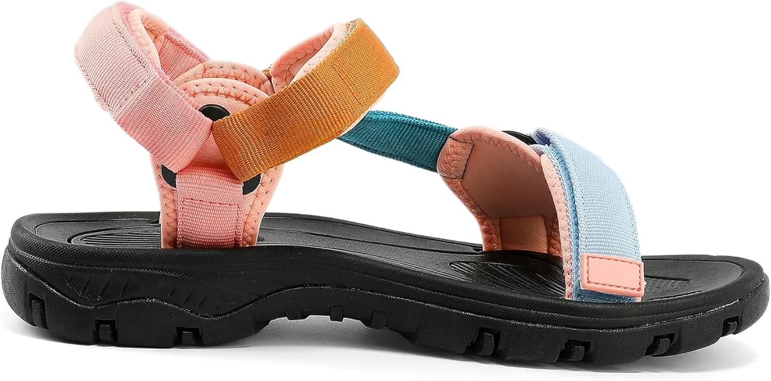 Women's Hiking Sport Sandals Water Outdoor Athletic Shoes With Arch Support Adjustable Beach Shoes