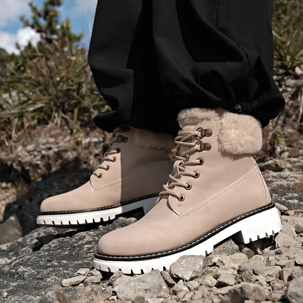 Women's Waterproof Hiking Boots - Lightweight Non-Slip Ankle Boots for Trekking