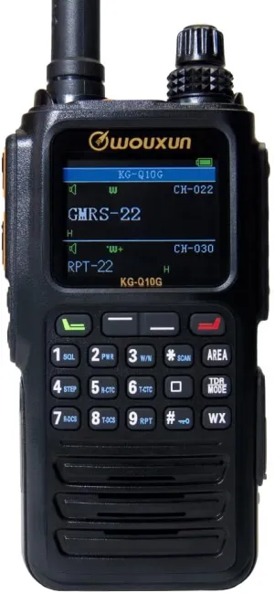 Wouxun KG-Q10G Handheld GMRS Radio (Black)