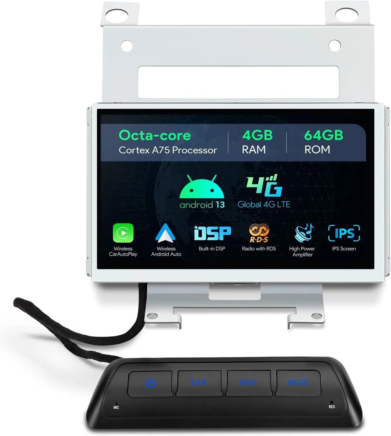 XTRONS Car Stereo for Land Rover Freelander 2, Android 12 Octa Core 4GB 64GB Car Multimedia Player, 7 Inch IPS Touch Screen GPS Navigation for Car Head Unit Built-in DSP Car Play Android Auto 4G LTE