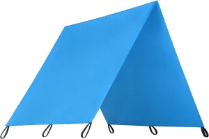 Yescom 52"x90" Swing Set Kindergarten Replacement Tarp UV Protection Playground Roof Playset Outdoor Garden Blue