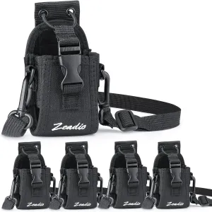 Zeadio Multi-Function Pouch Case Holder for GPS Phone Two Way Radio (ZNC-A, Pack of 5)