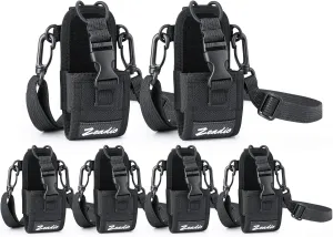 Zeadio Versatile Pouch Case Holder for GPS Phone Two Way Radio (ZNC-D, Pack of 6)